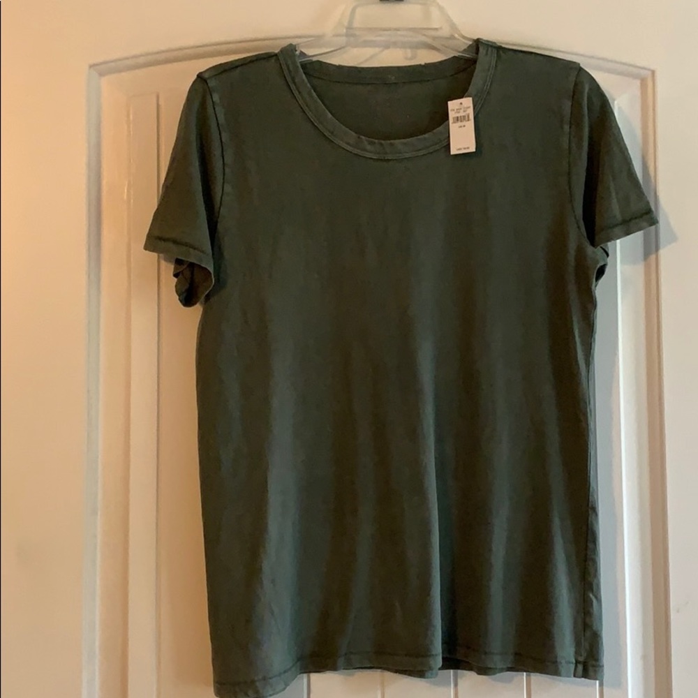 Aerie olive green tee
